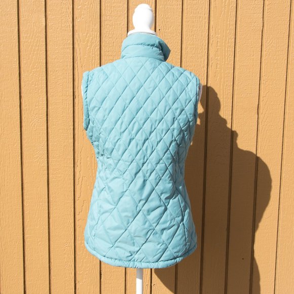 NWT Free Country Reersible quilted fleece Vest Small - Picture 4 of 10